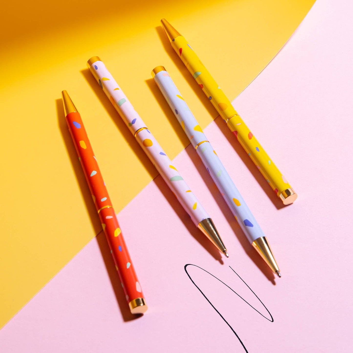Poketo - Pattern Twist Pen: Set of 4 - PMA Store at the Portland Museum of Art, Maine