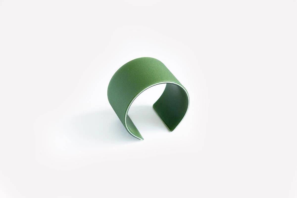 dconstruct - Ecoresin Cuff - Wide: Whisper Robin / M - PMA Store at the Portland Museum of Art, Maine