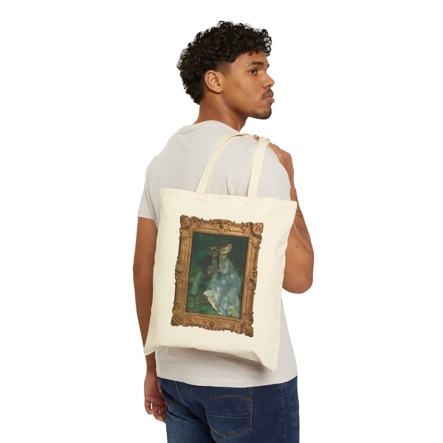 Renoir Art Canvas Tote Bag - Stylish Eco-Friendly Shopping Bag - PMA Store at the Portland Museum of Art, Maine