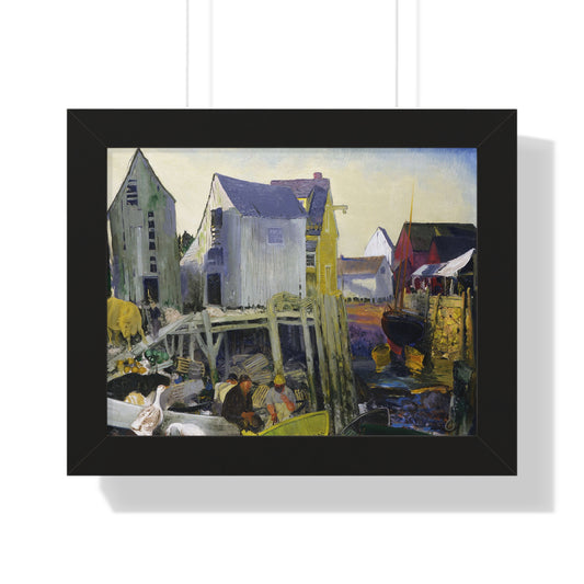 Matinicus, 1916 by George Bellows Framed Poster - Rustic Wall Art for Home Decor - PMA Store at the Portland Museum of Art, Maine