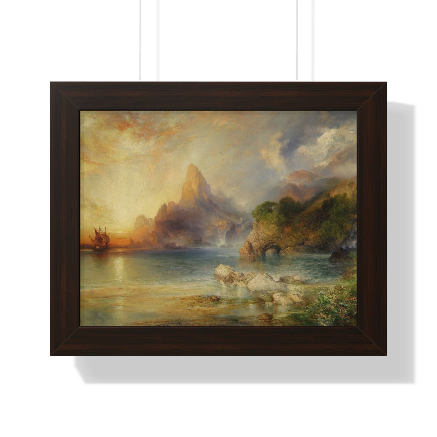 The Lotus Eaters, 1895 by Thomas Moran Framed Poster - Ideal Home Décor for Nature Lovers