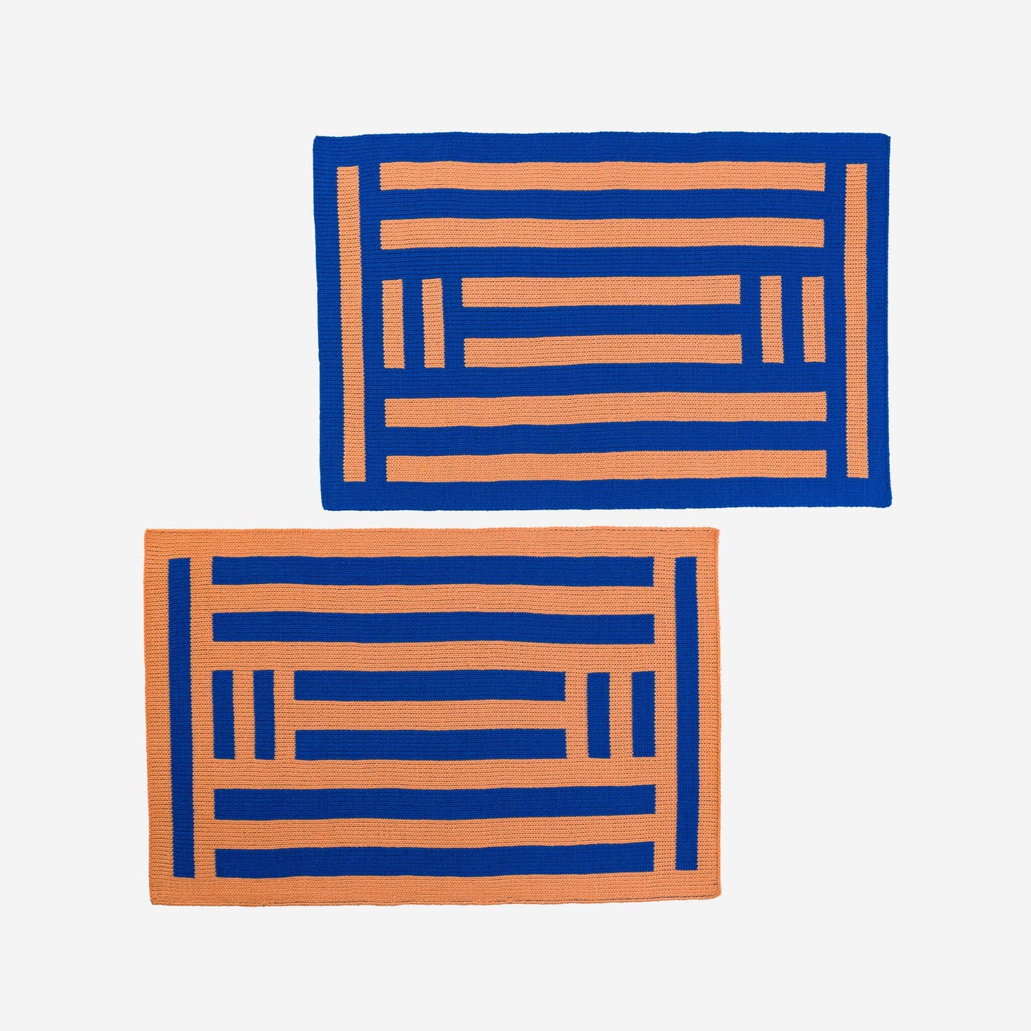 Columns Placemat Set: Cobalt - PMA Store at the Portland Museum of Art, Maine
