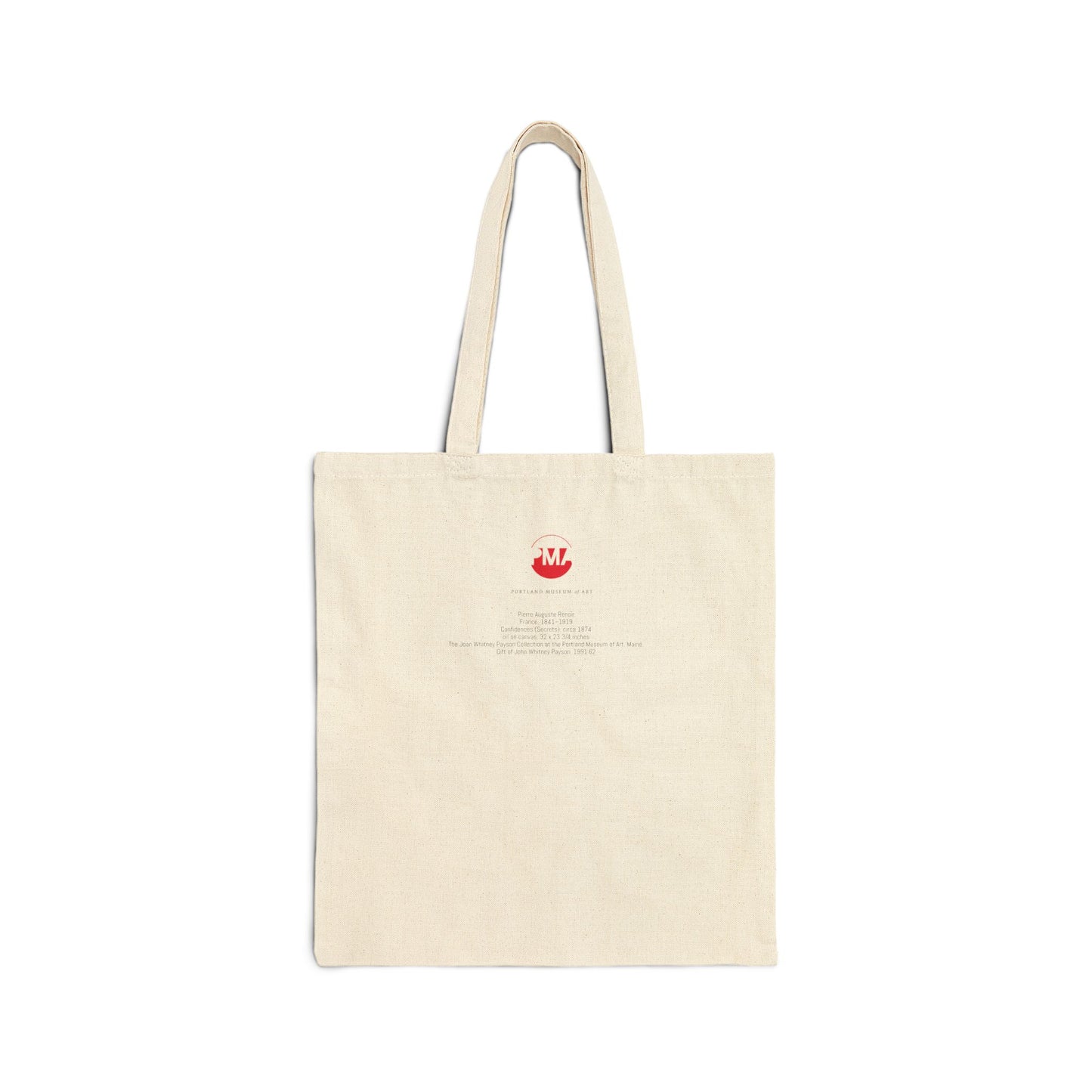 Renoir Art Canvas Tote Bag - Stylish Eco-Friendly Shopping Bag - PMA Store at the Portland Museum of Art, Maine