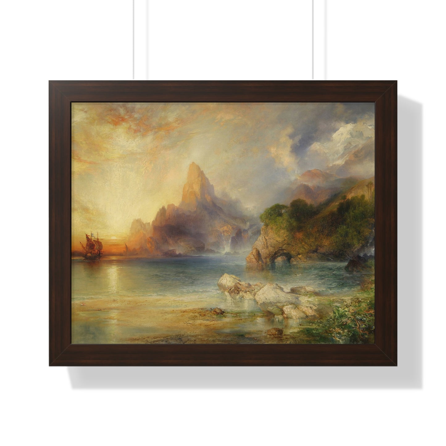 The Lotus Eaters, 1895 by Thomas Moran Framed Poster - Ideal Home Décor for Nature Lovers