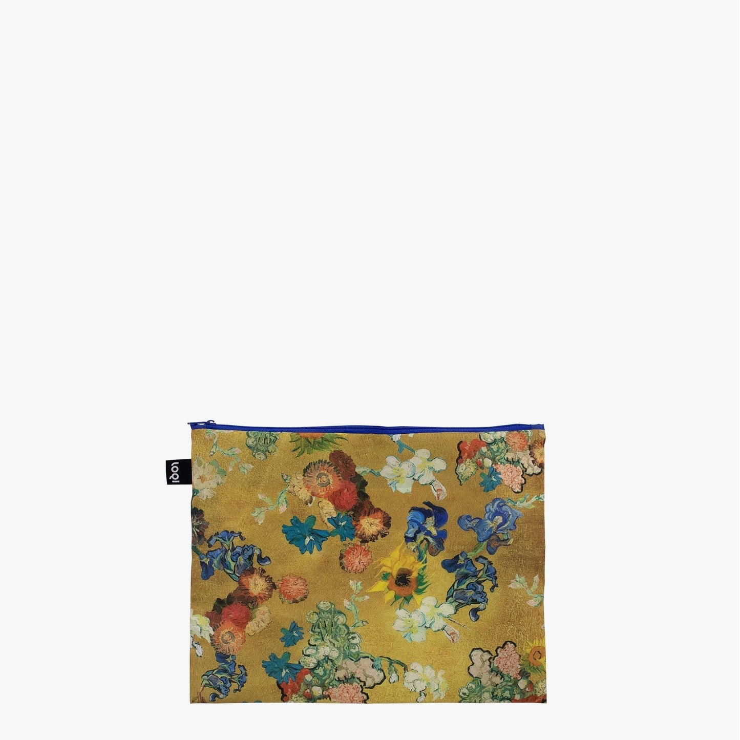 VAN GOGH MUSEUM Flower Recycled Zip Pockets - PMA Store at the Portland Museum of Art, Maine