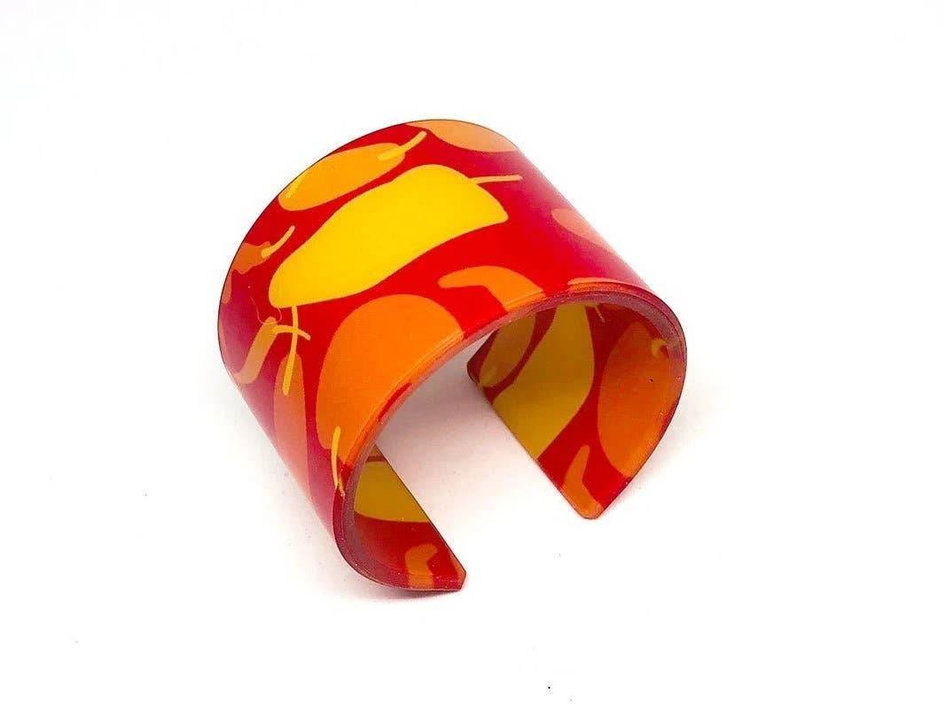 dconstruct - Ecoresin Cuff - Wide: Whisper Robin / M - PMA Store at the Portland Museum of Art, Maine