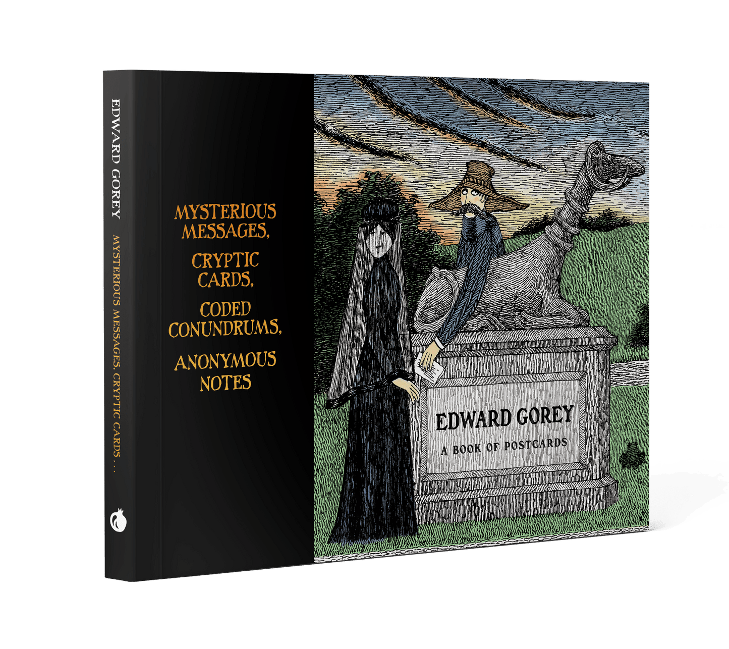 Pomegranate - Edward Gorey: Mysterious Messages, Cryptic Cards, Coded Conundrums, Anonymous Notes Book of Postcards - PMA Store at the Portland Museum of Art, Maine