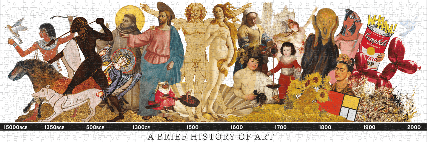 Unemployed Philosophers Guild - Brief History of Art Puzzle - PMA Store at the Portland Museum of Art, Maine
