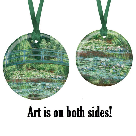 Monet "Japanese Footbridge" Keepsake Ornament - PMA Store at the Portland Museum of Art, Maine