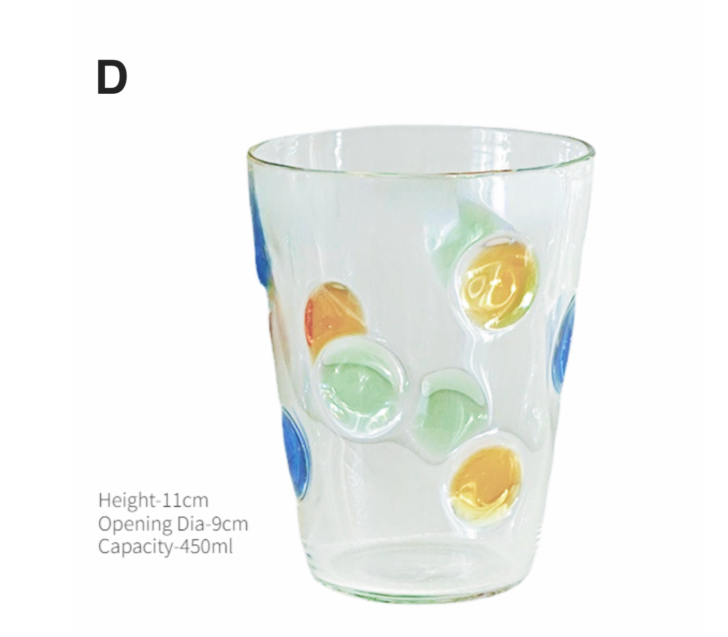 Candy Color Dots Glass Cup: C - PMA Store at the Portland Museum of Art, Maine