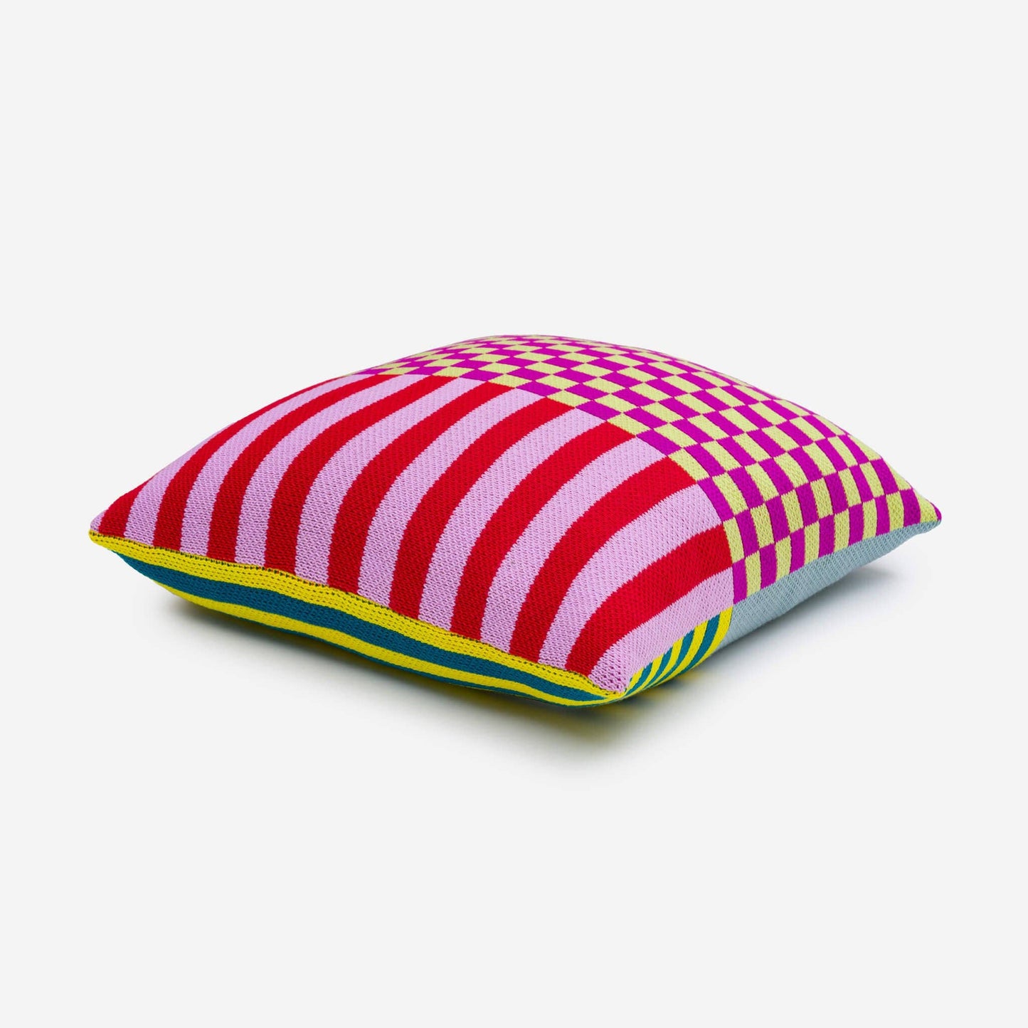 Pattern Patch Pillow Cover: Multi 1 - PMA Store at the Portland Museum of Art, Maine