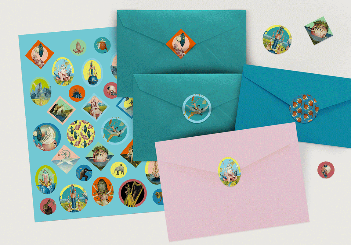 Today is Art Day - Stickers Hieronymus Bosch by Mon Petit Art - PMA Store at the Portland Museum of Art, Maine