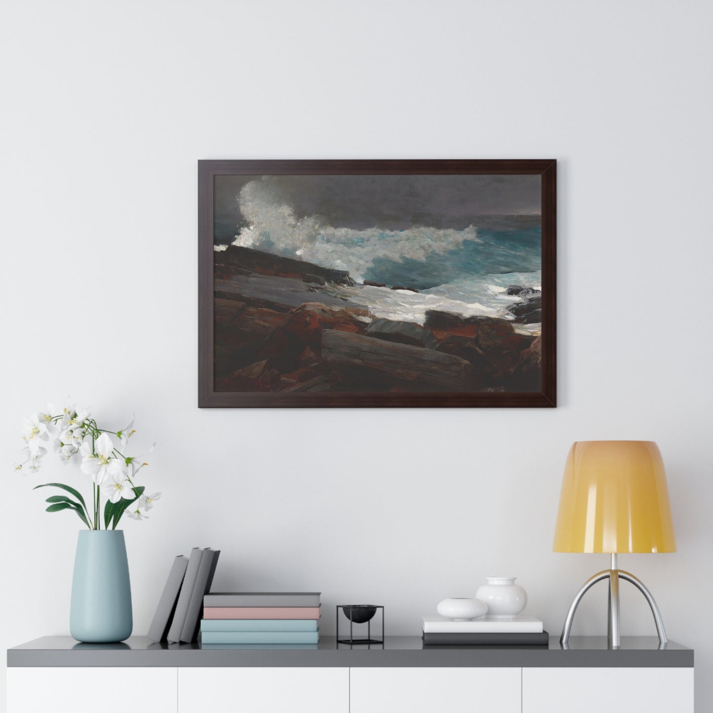 Weatherbeaten by Winslow Homer Framed Poster - Coastal Wall Art for Home Decor - PMA Store at the Portland Museum of Art, Maine