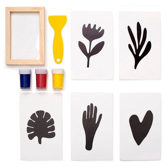 Kikkerland Design Inc - Crafter's Make Your Own Screen Prints - PMA Store at the Portland Museum of Art, Maine