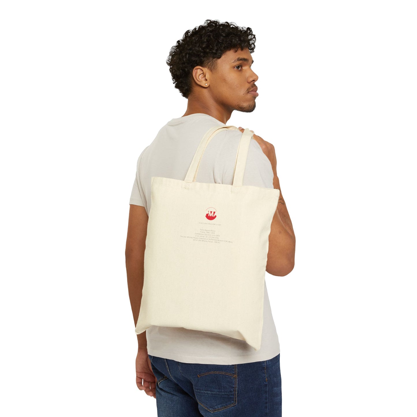 Renoir Art Canvas Tote Bag - Stylish Eco-Friendly Shopping Bag - PMA Store at the Portland Museum of Art, Maine