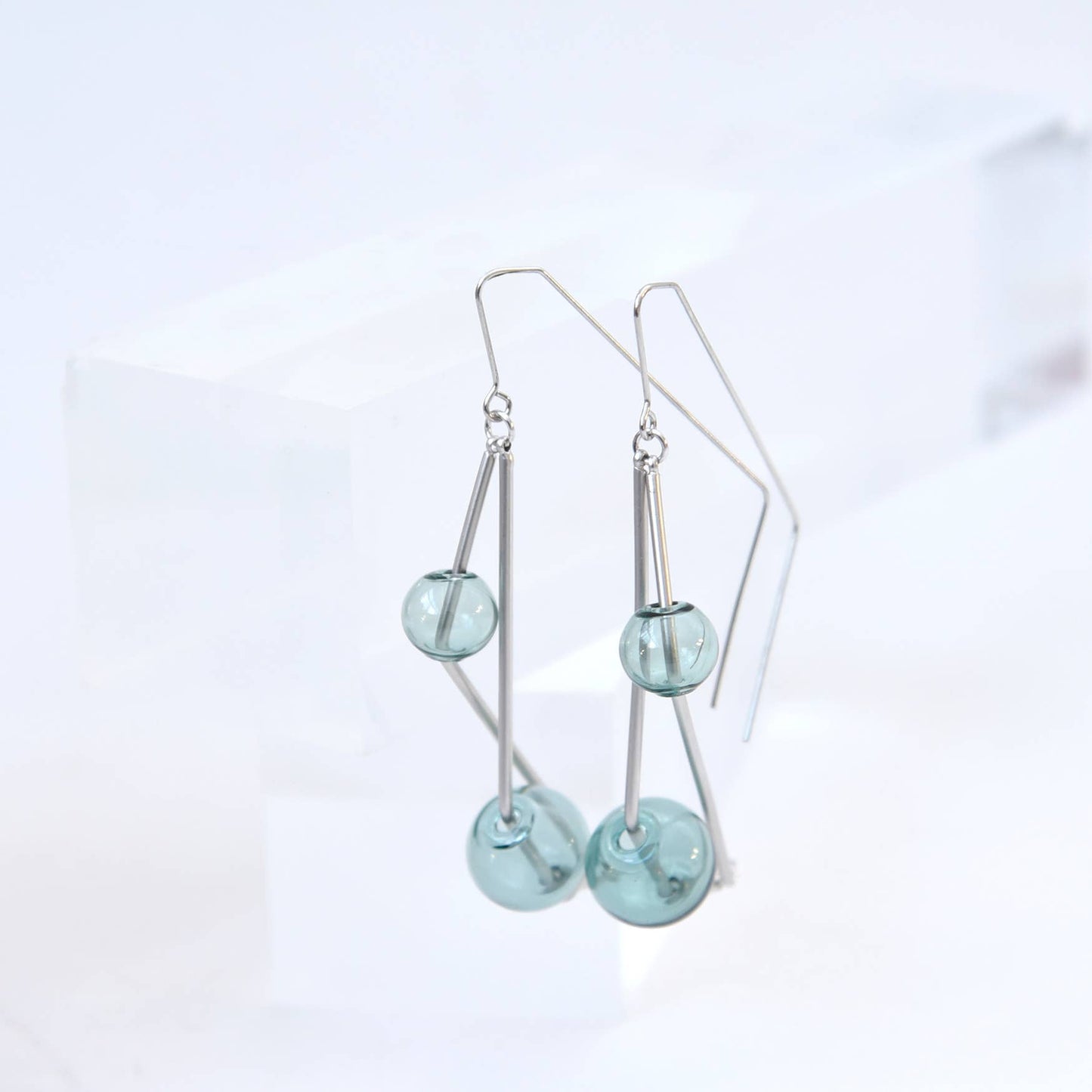 Pursuits - Arlo Earrings: Glass Amber