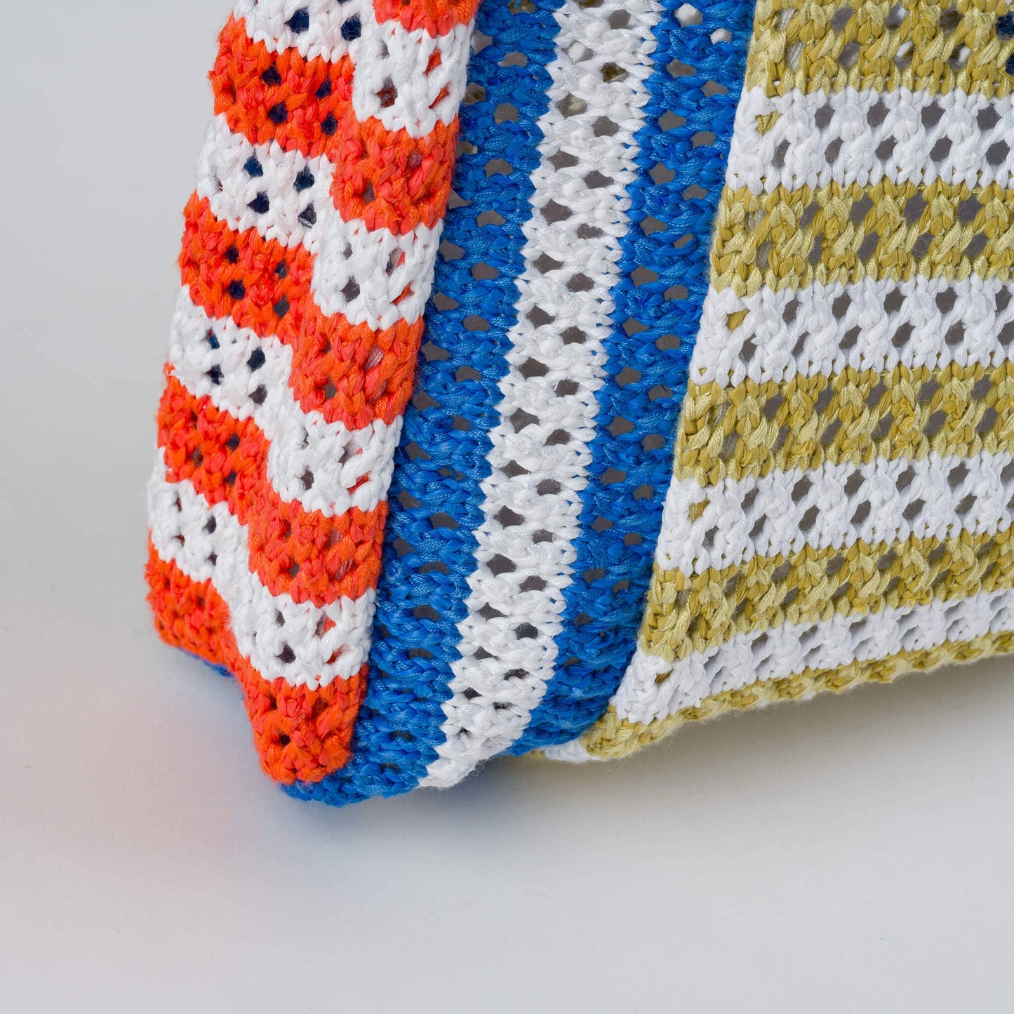 Stripe Mini Raffia Bag: Kelly Lilac - PMA Store at the Portland Museum of Art, Maine