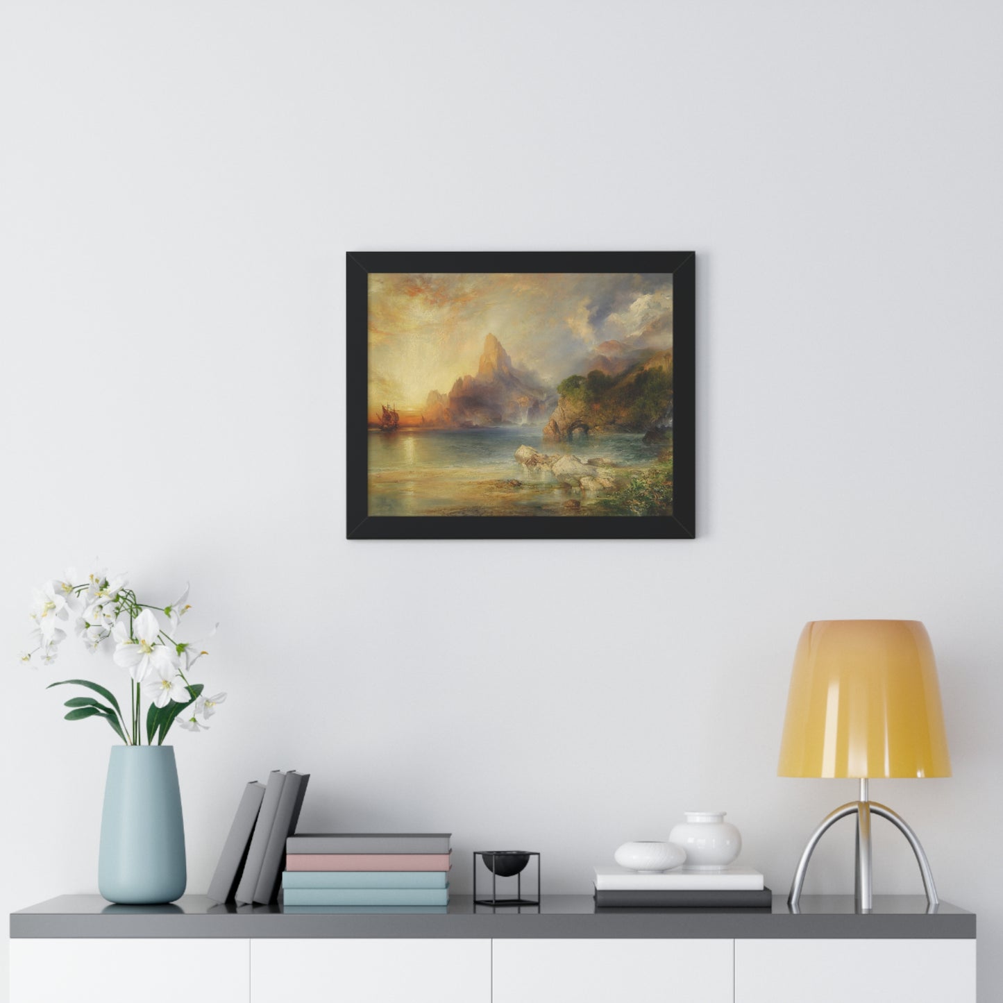 The Lotus Eaters, 1895 by Thomas Moran Framed Poster - Ideal Home Décor for Nature Lovers