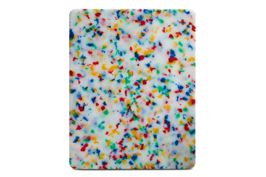Recycled Plastic Cutting Board Medium Confetti - PMA Store at the Portland Museum of Art, Maine