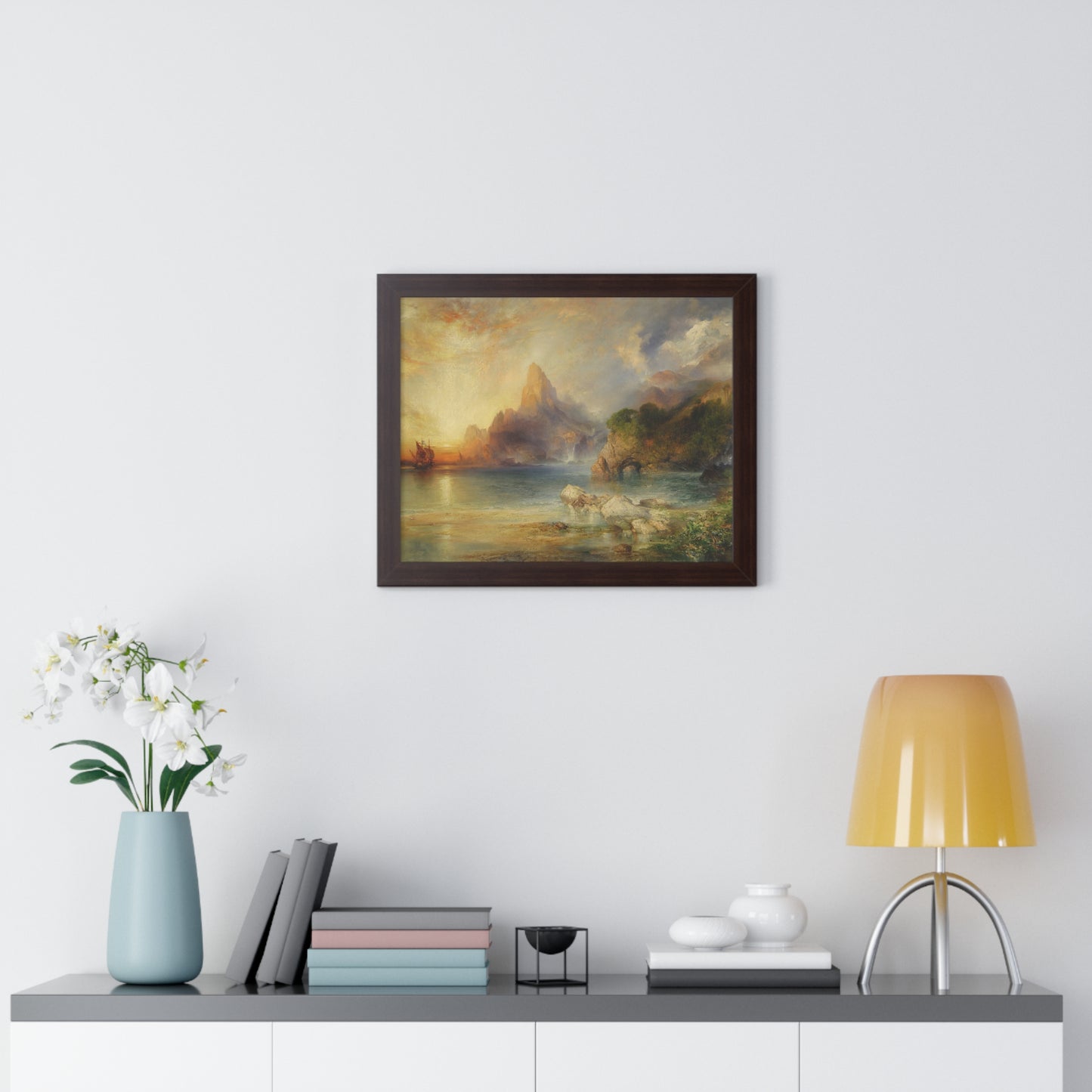 The Lotus Eaters, 1895 by Thomas Moran Framed Poster - Ideal Home Décor for Nature Lovers