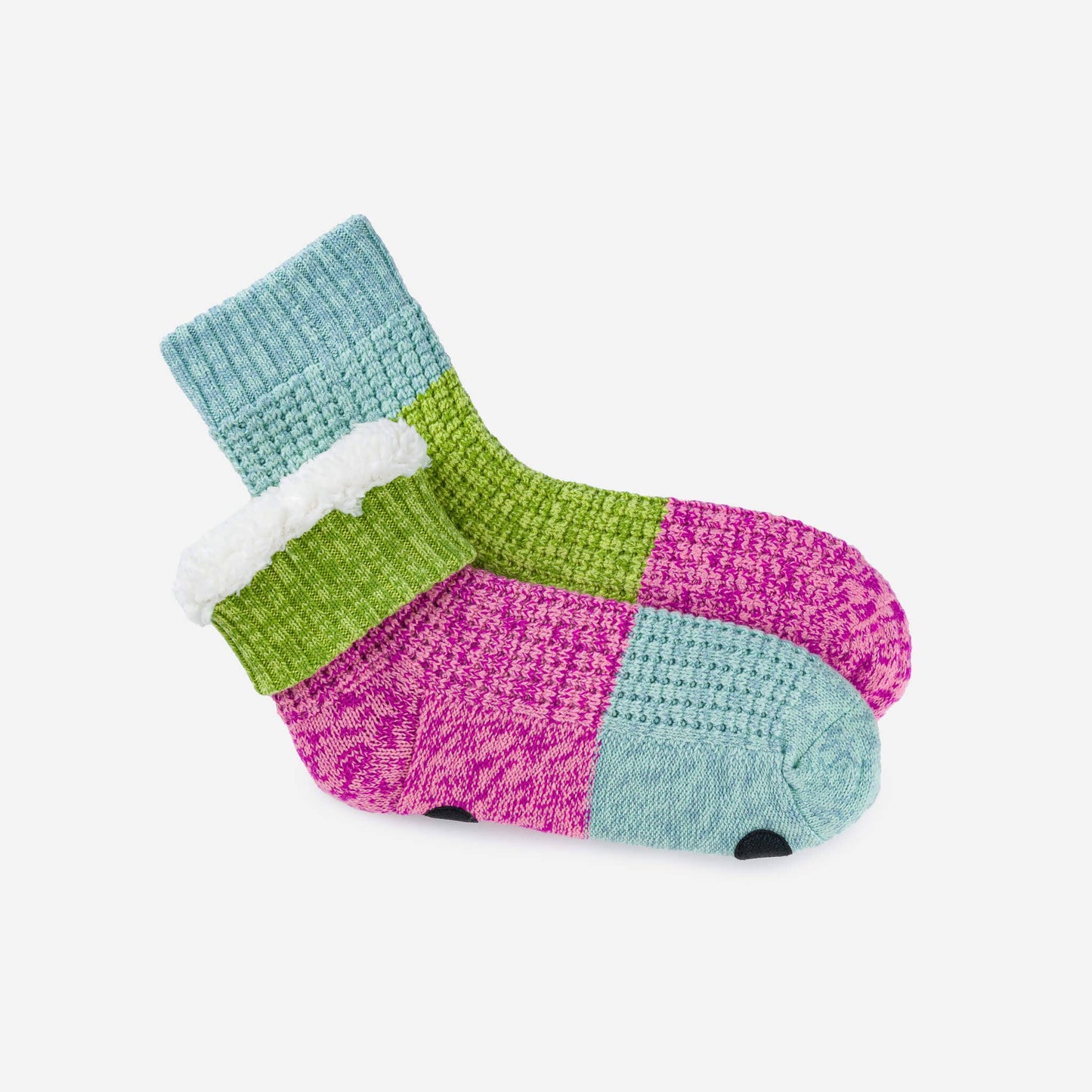 Trio Waffle House Socks: Pink Lime / L/XL - W 9.5-12.5<br>M 8-11 - PMA Store at the Portland Museum of Art, Maine