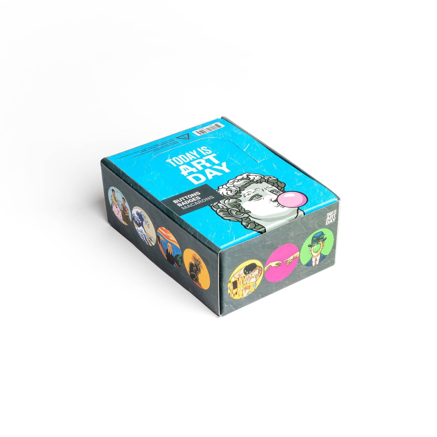 Today is Art Day - Button box - Assorted 20 designs - PMA Store at the Portland Museum of Art, Maine