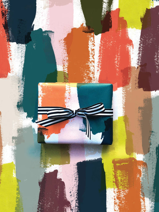 Brushstroke Wrap: Roll of 2 Sheets - PMA Store at the Portland Museum of Art, Maine
