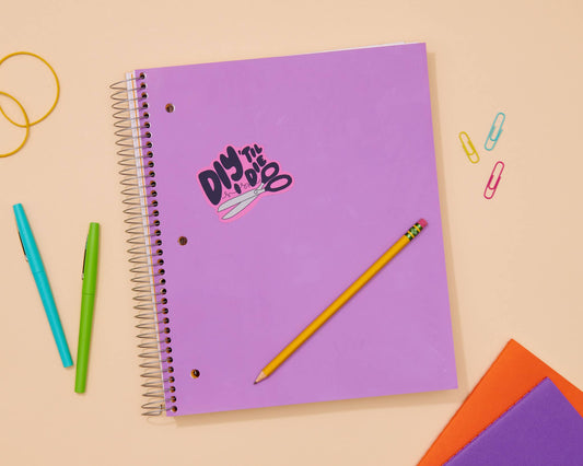 DIY Till I Die Vinyl Sticker - Made in USA - Crafty - Cozy - PMA Store at the Portland Museum of Art, Maine