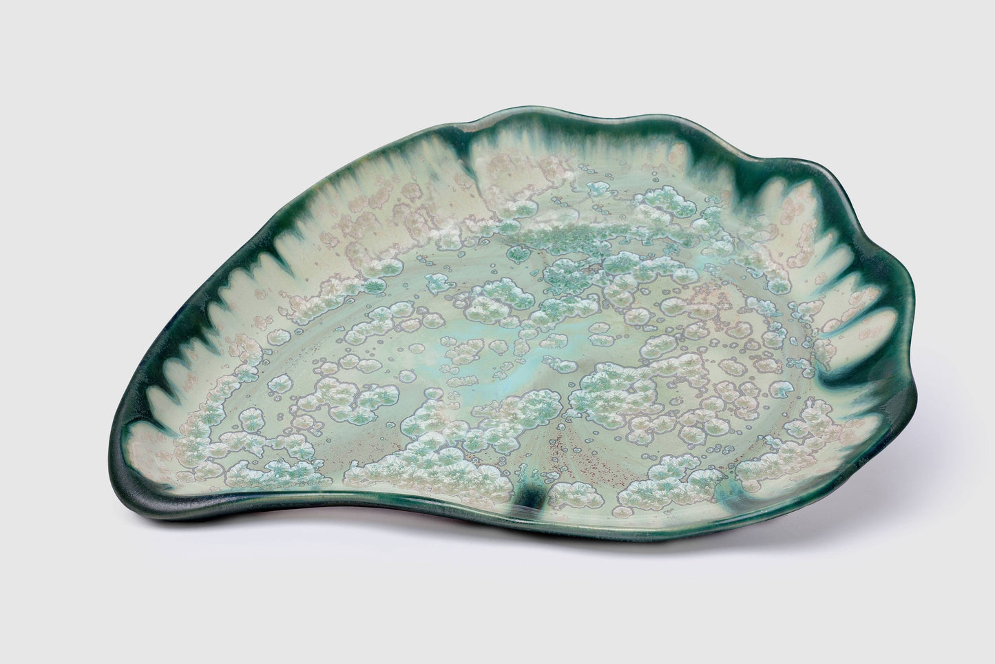 Alison Evans Ceramics - Large Oyster Plate: Abalone & Tortoise