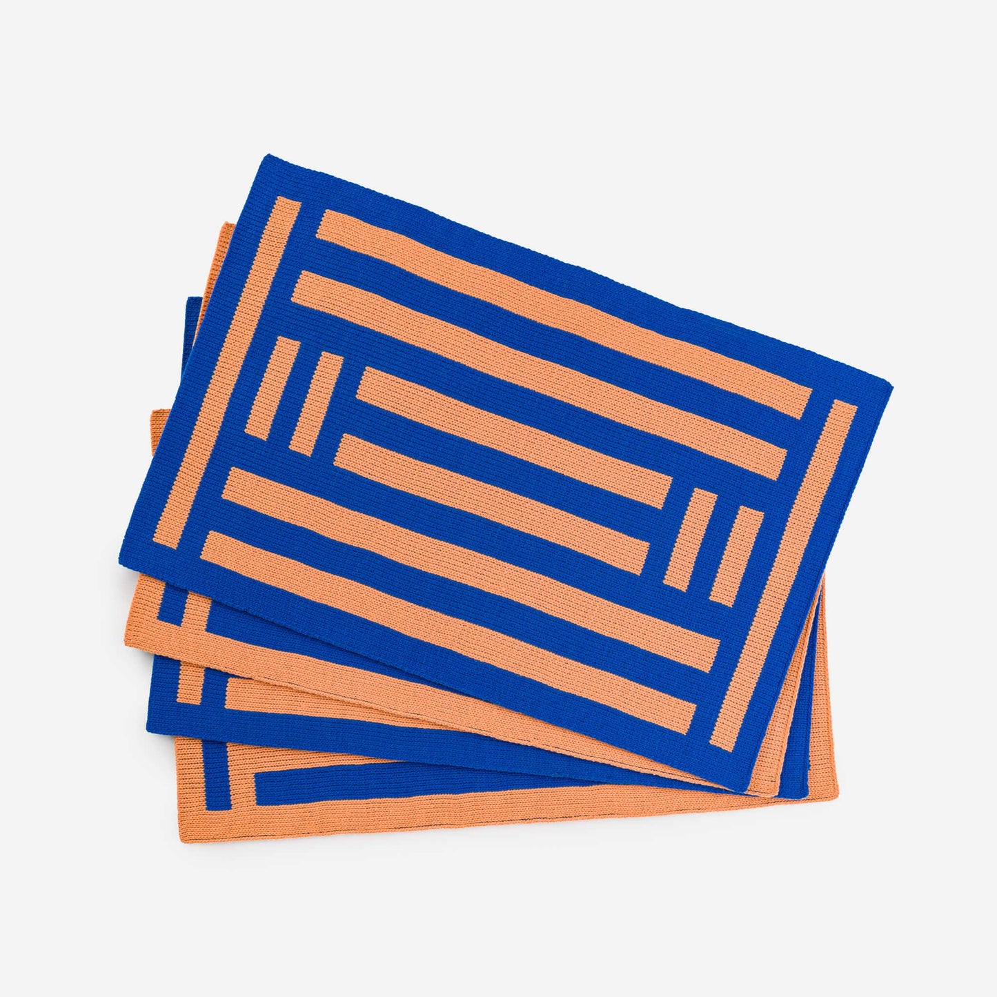 Columns Placemat Set: Cobalt - PMA Store at the Portland Museum of Art, Maine