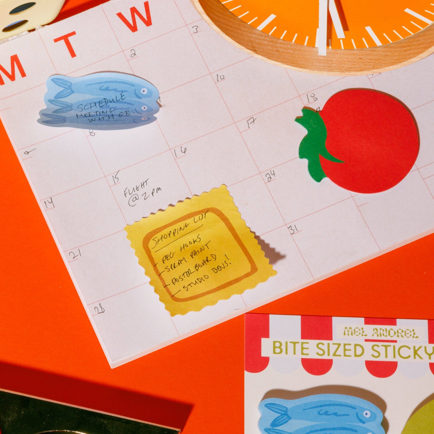 Mel Andrel - Bite Sized Mini Sticky Tabs: Grocery Trip