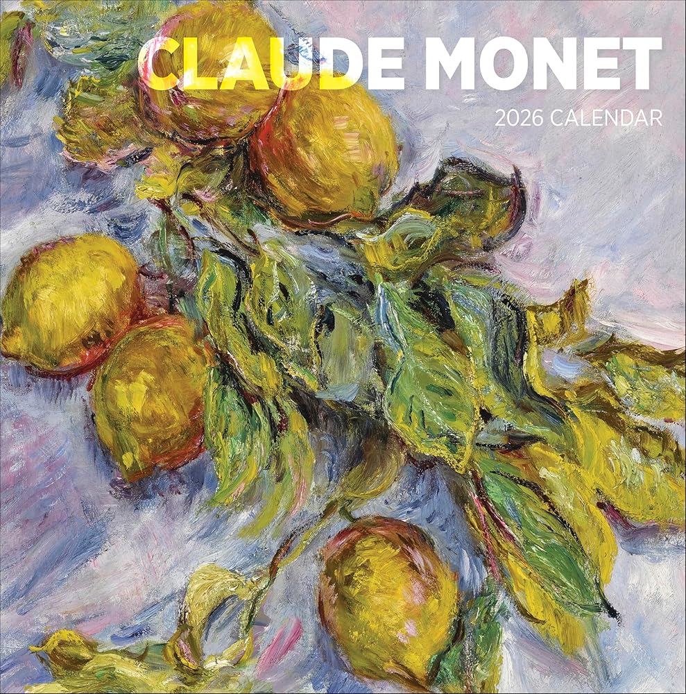 Wall Calendar 2026, Claude Monet Art, 12 Months, Large Grid Design Featuring 12 Artworks cover image