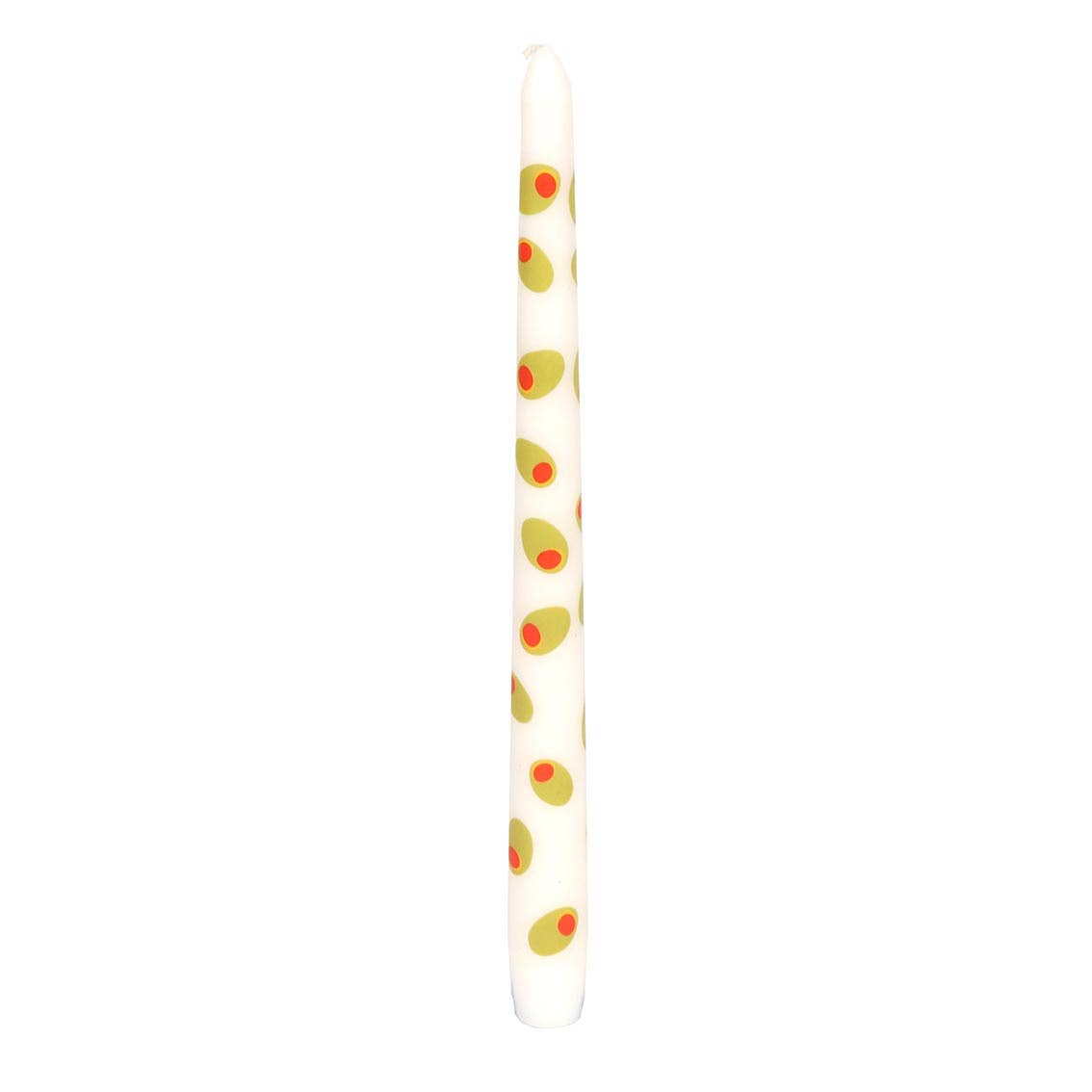 Olive Taper Dinner Candles | 2 Pack | Summer Decor | - PMA Store at the Portland Museum of Art, Maine