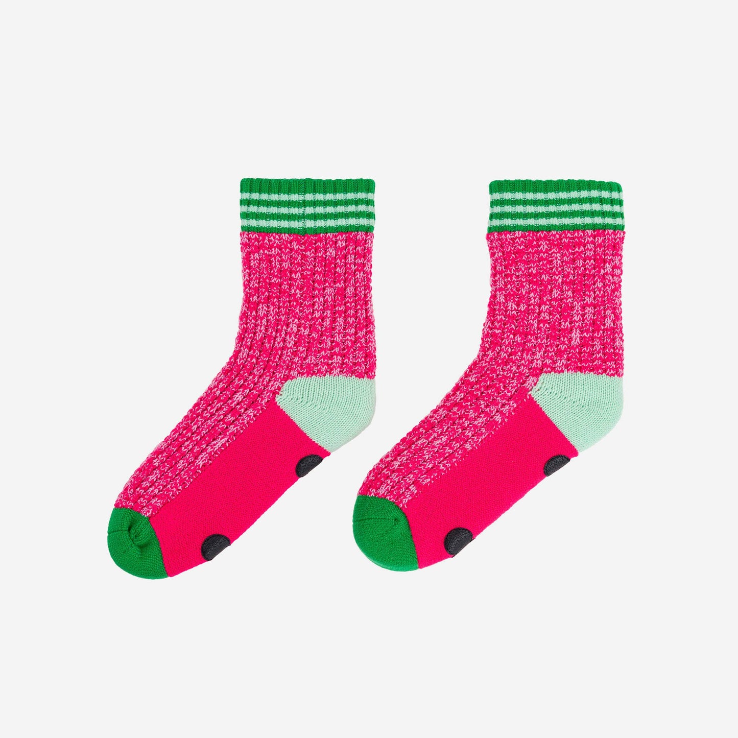 Varsity Knit House Socks: Golden Olive / S/M - W 6-9<br>M 5-7.5 - PMA Store at the Portland Museum of Art, Maine
