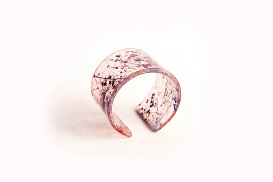 dconstruct - Ecoresin Cuff - Wide: Whisper Robin / M - PMA Store at the Portland Museum of Art, Maine