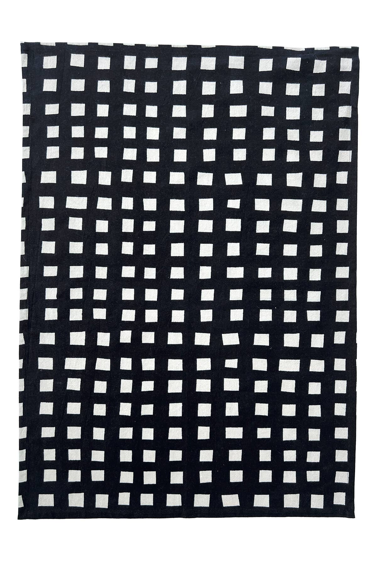 See Design - Tea Towels (Set of 2): Small Totem Aqua/Citron - PMA Store at the Portland Museum of Art, Maine