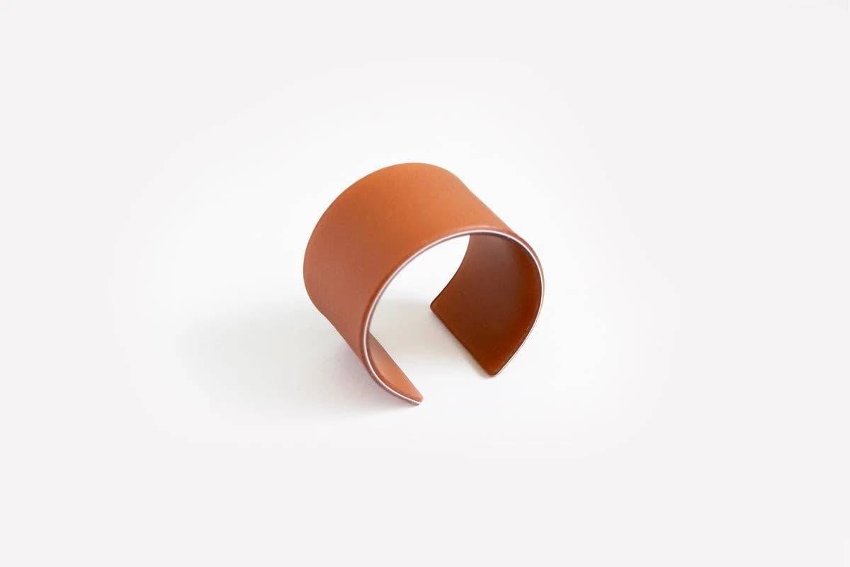 dconstruct - Ecoresin Cuff - Wide: Whisper Robin / M - PMA Store at the Portland Museum of Art, Maine
