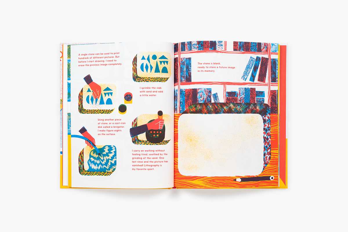 Simon & Schuster - Meet the Lithographer by Gaby Bazin: Hardcover; 40 pages / English - PMA Store at the Portland Museum of Art, Maine