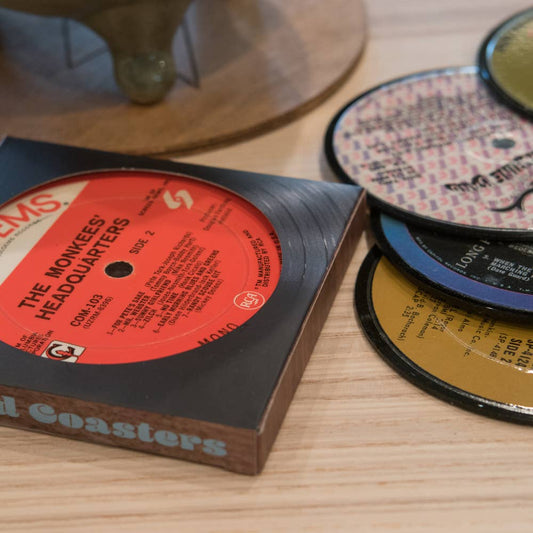Vinyl Record Label Coasters (Set of 6) - PMA Store at the Portland Museum of Art, Maine