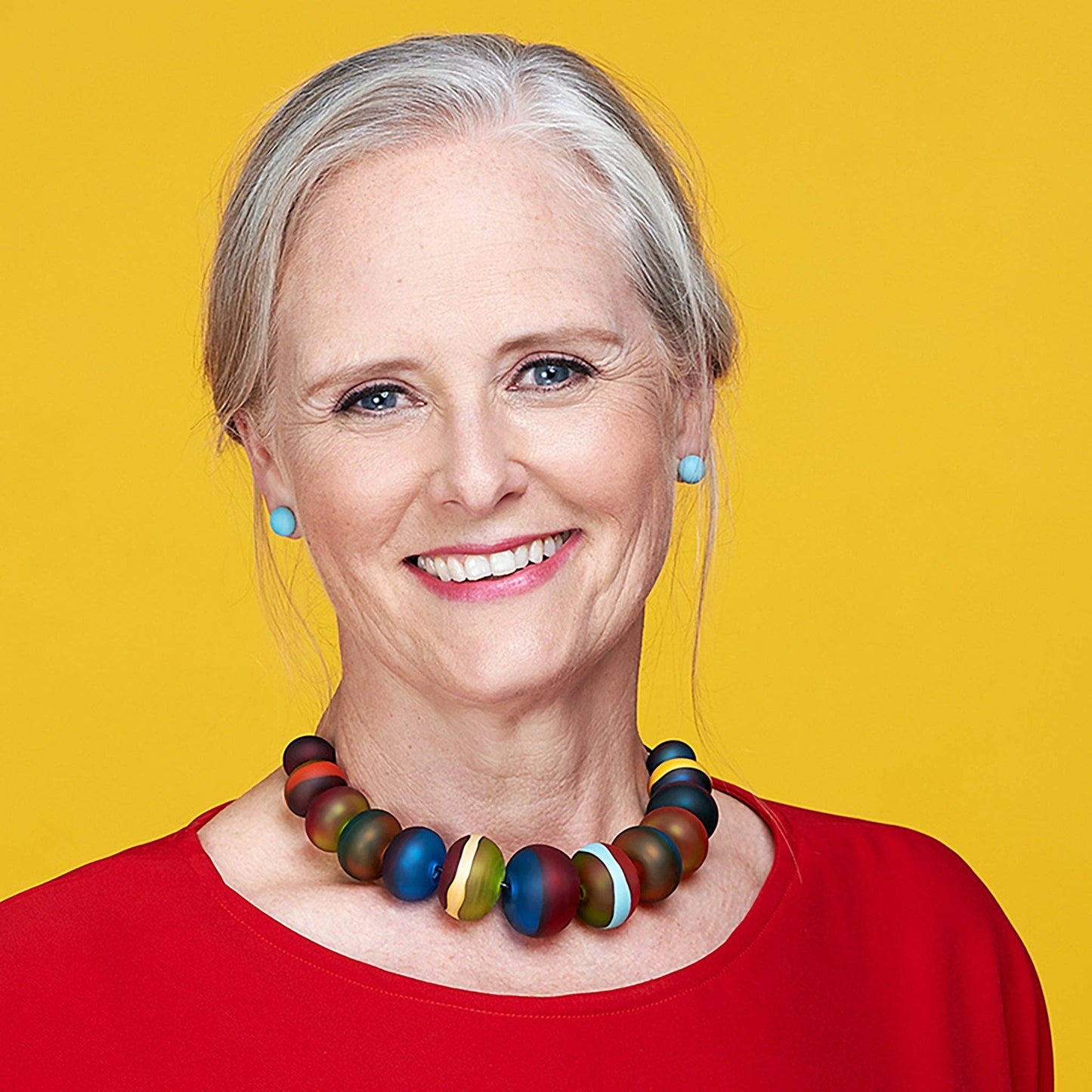 Soft stripes necklace -Multi-color - PMA Store at the Portland Museum of Art, Maine