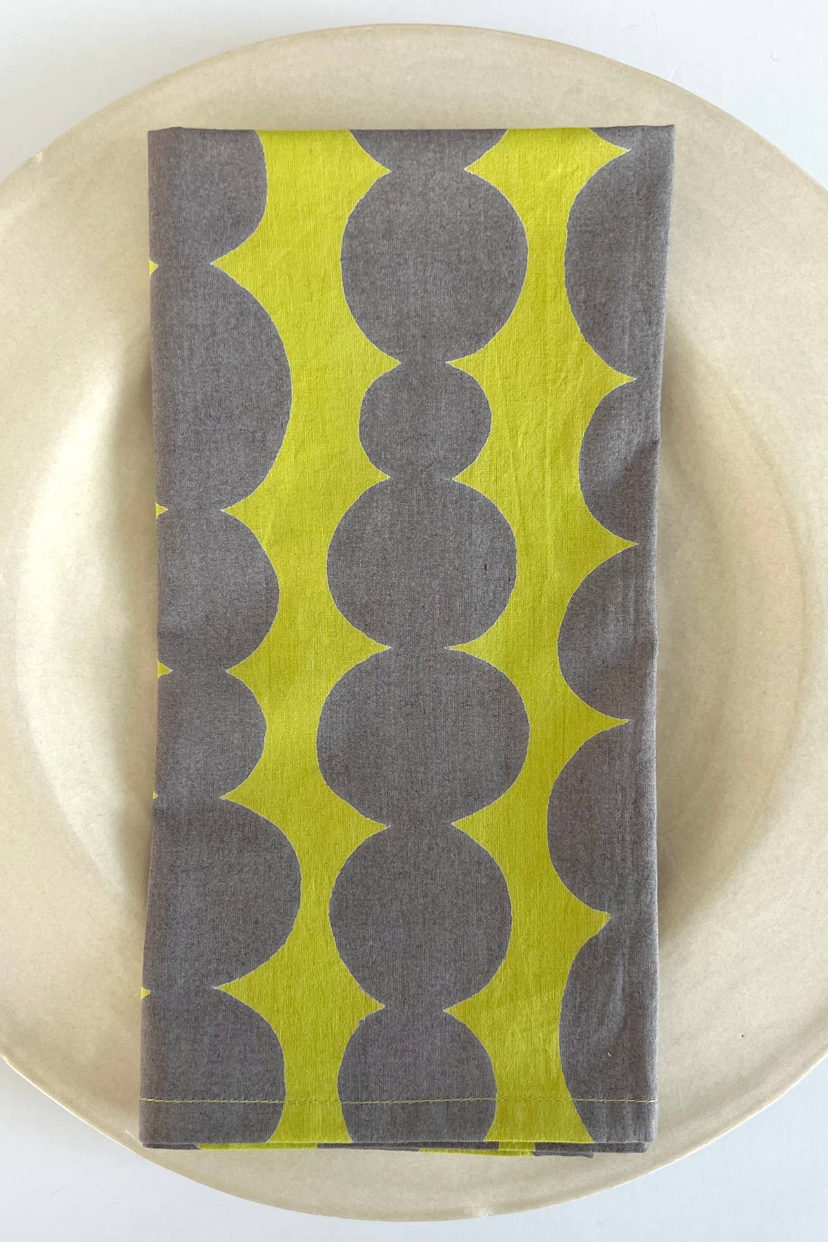 Napkins (Set of 4): Grasses Moss/Hunter - PMA Store at the Portland Museum of Art, Maine