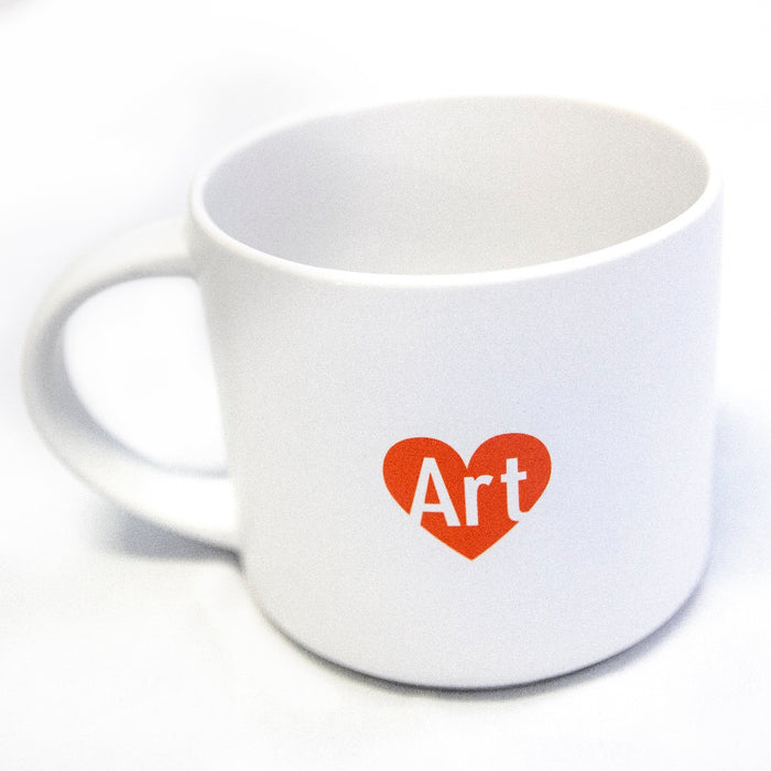 Art is the Heart Ceramic 16 oz Mug