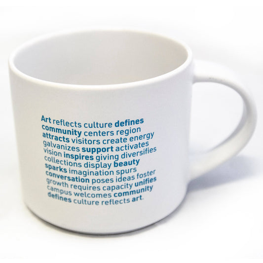 Art is the Heart Ceramic 16 oz Mug - PMA Store at the Portland Museum of Art, Maine