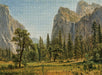 Pomegranate - Albert Bierstadt: Bridal Veil Falls, Yosemite 1000-Piece Jigsaw Puzzle - PMA Store at the Portland Museum of Art, Maine
