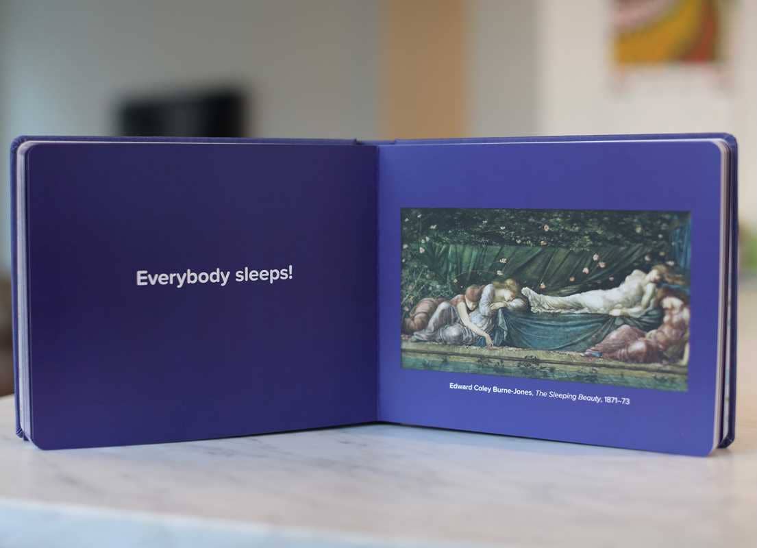 Simon & Schuster - Bedtime with Art by Sabrina Hahn: Board Books; 80 pages / English - PMA Store at the Portland Museum of Art, Maine