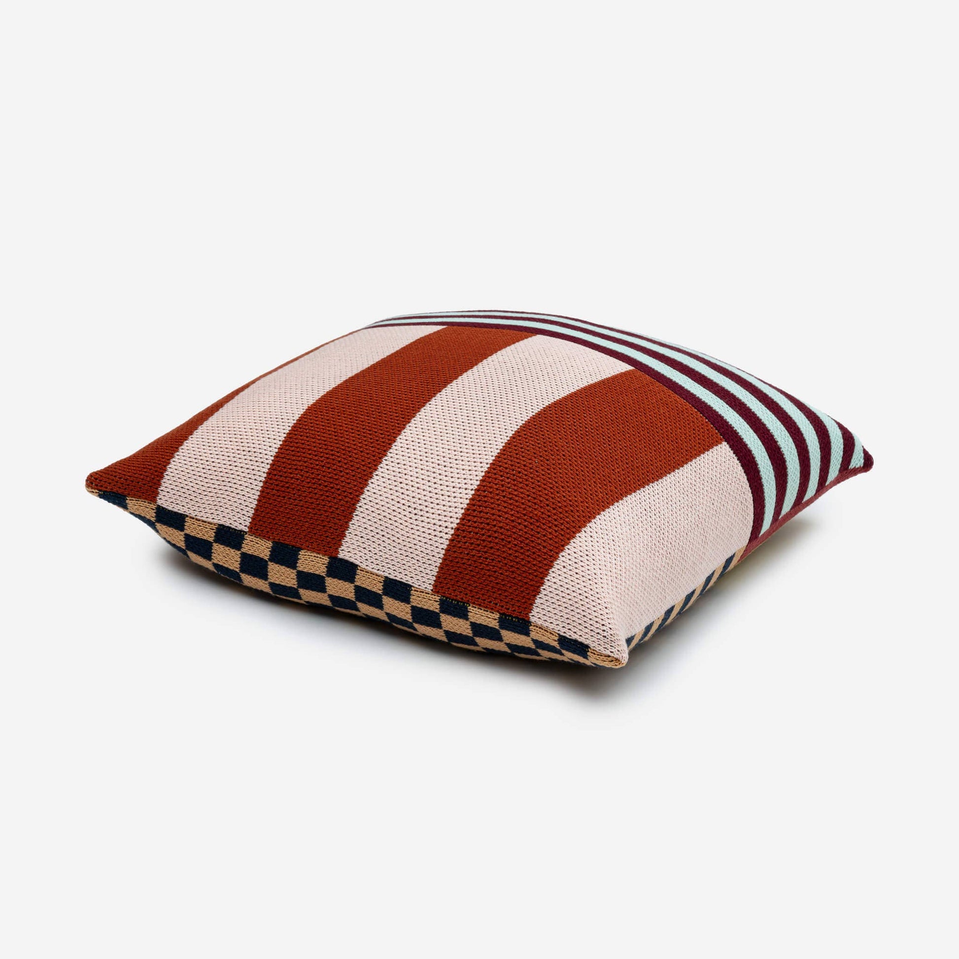 Pattern Patch Pillow Cover: Multi 1 - PMA Store at the Portland Museum of Art, Maine