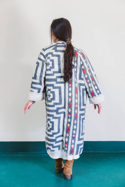 Peking Handicraft - Hypnotic House Robe - Jungalow: XS/S - PMA Store at the Portland Museum of Art, Maine