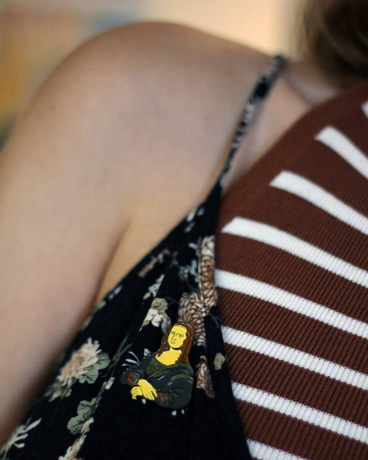 Mona Lisa • Enamel Pin - PMA Store at the Portland Museum of Art, Maine