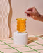 Poketo - Double Wall Groovy Cup: #20531 Blue - PMA Store at the Portland Museum of Art, Maine