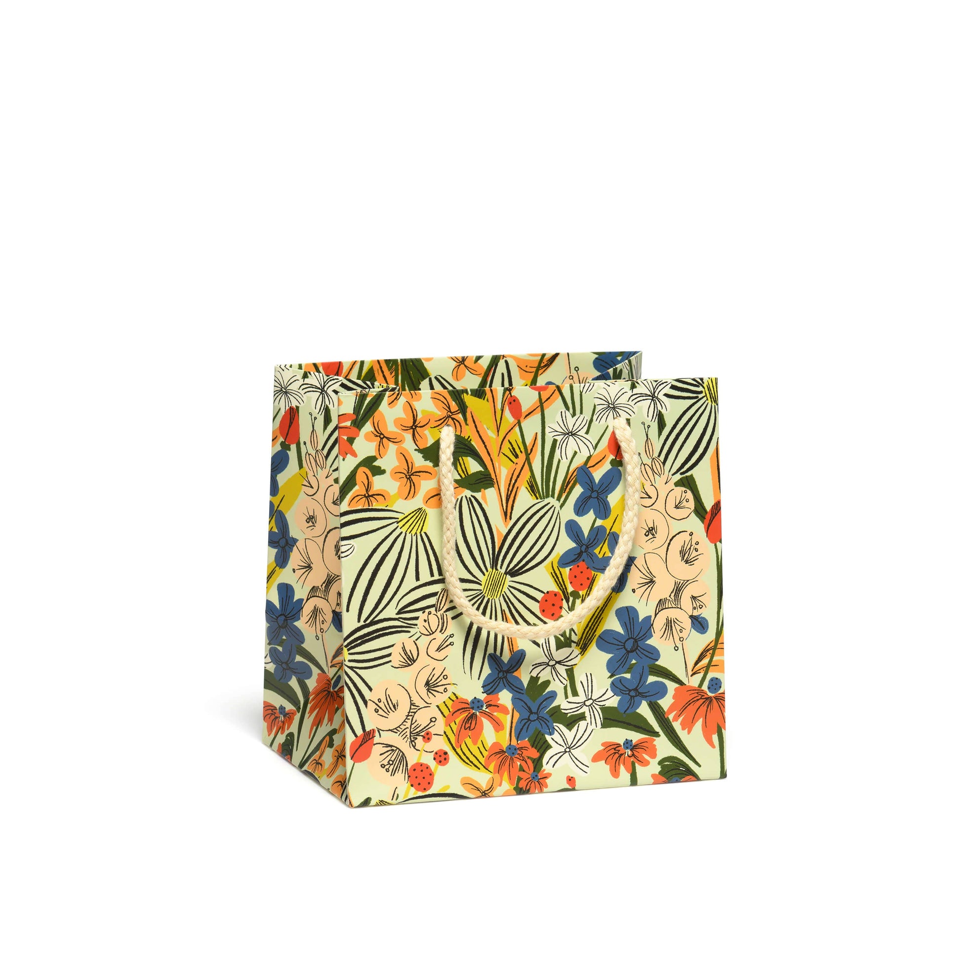Striped Florals gift bags: Medium - PMA Store at the Portland Museum of Art, Maine